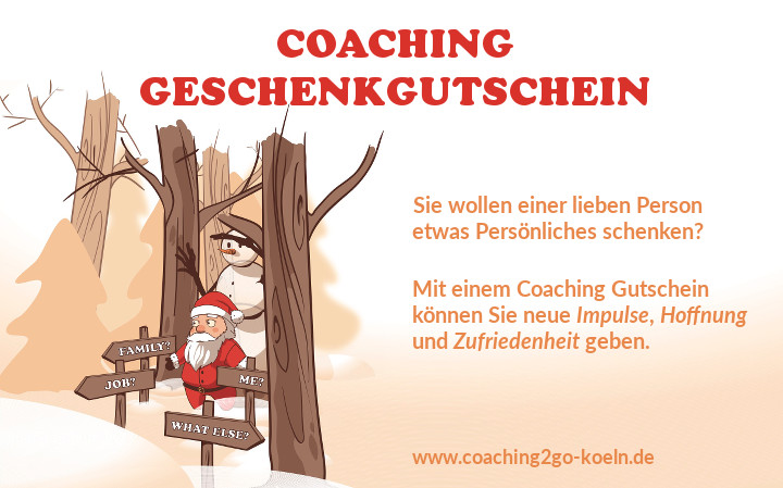 Coaching Gutschein zu Weihnachten